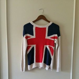 Forever 21 British Flag Sweater